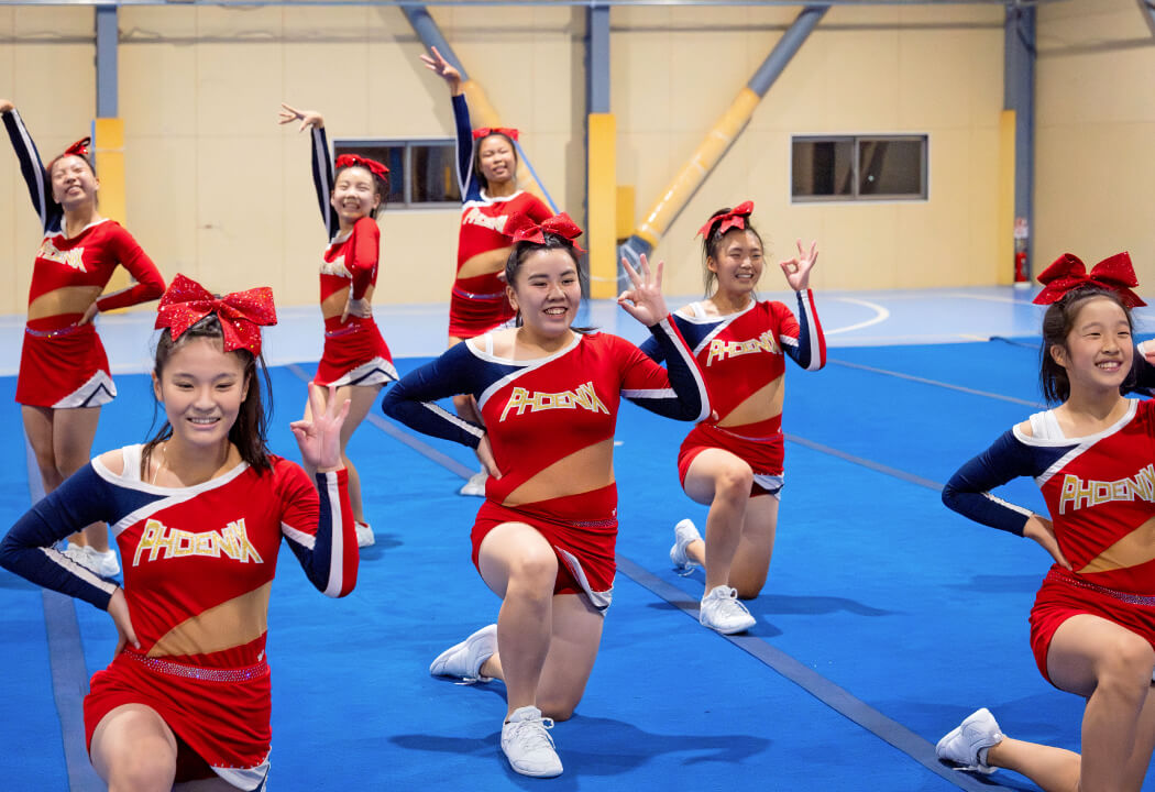 茨城県つくば市のチアスクール「PHOENIX CHEERLEADERS」