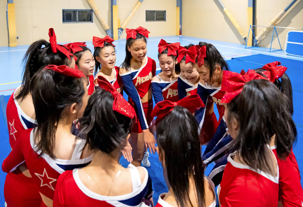 茨城県つくば市のチアスクール「PHOENIX CHEERLEADERS」